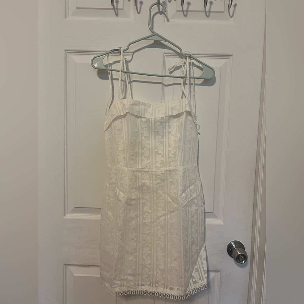 Lost + Wander White Mini Dress